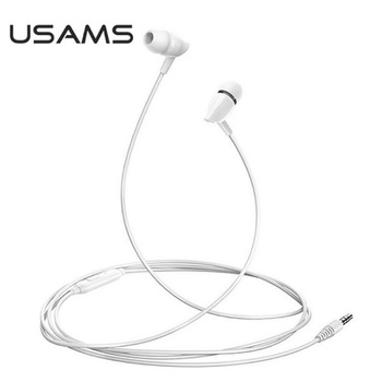 USAMS EP-37 - 3.5 mm stereo jack headphones (white)