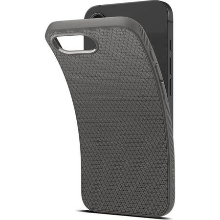 Spigen Liquid Air - tok iPhone 16e készülékhez (márványszürke)