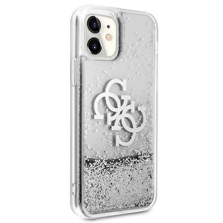Coque Guess Liquid Glitter 4G Big Logo - iPhone 11 Case (argent)