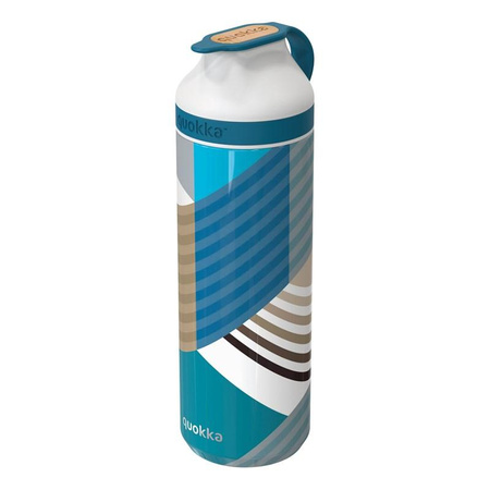 Quokka Mineral Steel - Bouteille thermique en acier inoxydable avec fermeture magnétique 430 ml (Geo)