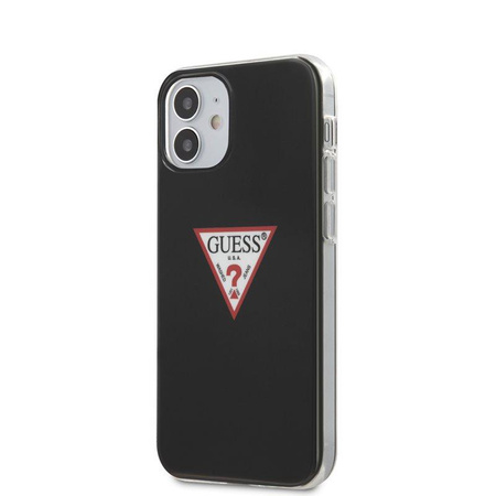 Guess Triangle Logo - pouzdro pro iPhone 12 Mini (černé)