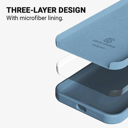 Crong Color Cover - Coque pour iPhone 13 Pro Max (bleu)