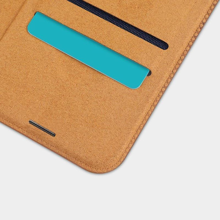 Nillkin Qin Ledertasche - Tasche für Apple iPhone 12 Mini (Blau)