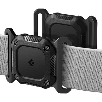 Spigen Tough Armor Pet Collar - Hülle mit Halsbandhalterung für Apple AirTag 1 / 2 (Black)