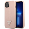 Guess Saffiano Triangle Logo Case - Coque iPhone 13 (rose)