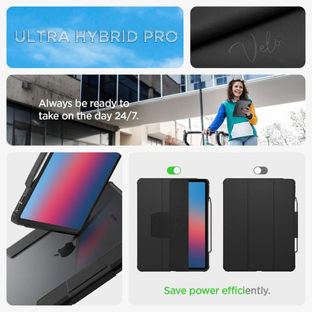 Spigen Ultra Hybrid Pro - pouzdro pro iPad Air 13" M2 (2024) (černé)