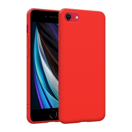 Crong Color Cover - pouzdro pro iPhone SE (2022/2020) / 8 / 7 (červené)