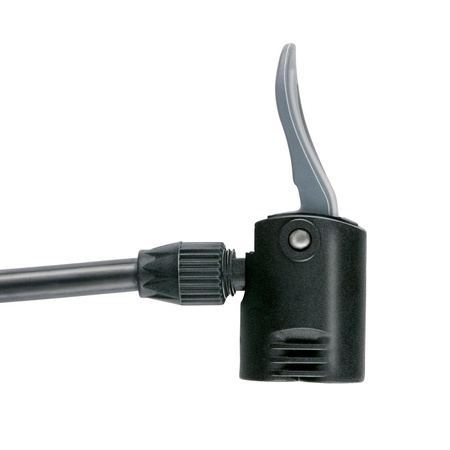 Dunlop - Floor pump for bikes, balls, mattresses with pressure gauge (Red)