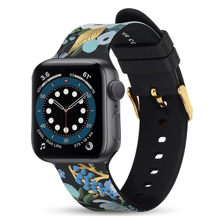 Rifle Paper Band - Strap for Apple Watch 38/40/41 mm (Garden Party Blue)