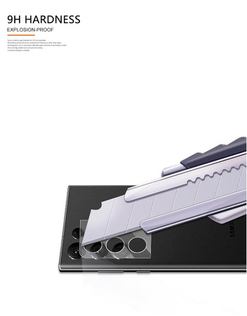 Mocolo Silk Camera Lens Glass - Ochranné sklo pro objektiv fotoaparátu Samsung Galaxy S22 Ultra