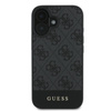 Guess 4G Bottom Stripe - iPhone 16 Plus Tasche (grau)