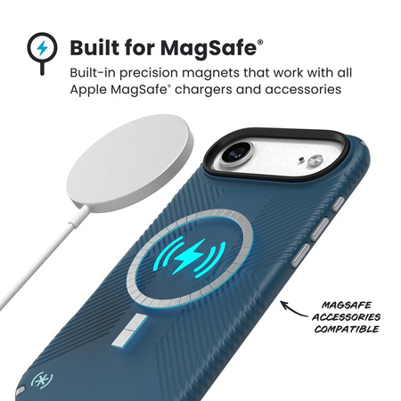ETUI MAGSAFE PANCERNE DO IPHONE AIR Speck NIEBIESKIE WYTRZYMAŁE CASE