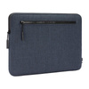 Incase Compact Sleeve in Woolenex - Housse avec pochette MacBook Pro 14" (M4/M3/M2/M1/2024-2021) (bleu marine)