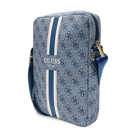 Guess 4G Stripes Tablet Bag - Torba na tablet 10" (Niebieski)