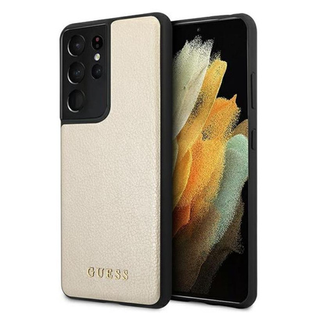 Guess Iridescent - Samsung Galaxy S21 Ultra tok (arany)