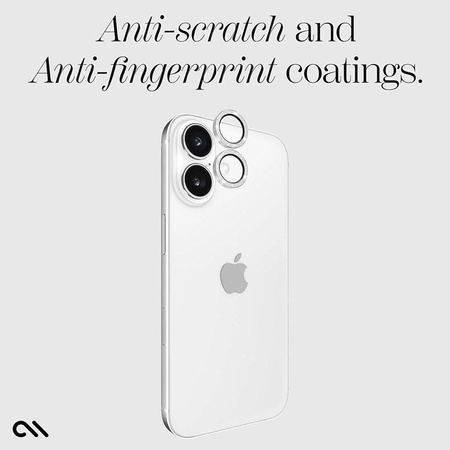 Case-Mate Aluminum Ring Lens Protector Twinkle do iPhone 16 / 16 Plus – Stylowa Ochrona Obiektywu