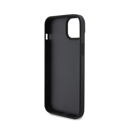 Guess Crossbody 4G Metal Logo - Coque pour iPhone 15 Plus (noir)
