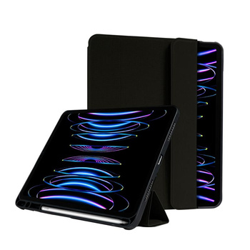 Crong FlexFolio - Étui pour iPad Air 11 M3 (2025) / iPad Air 11 pouces M2 (2024) / iPad Air 10.9" (5th-4th gen.) / iPad Pro 11" (2022-2021) avec Apple Pencil (noir)