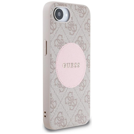 Guess 4G Circle Classic Logo MagSafe - Case for iPhone 16e (pink)
