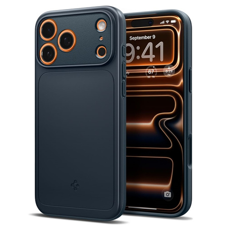 ETUI DO IPHONE 17 PRO MAX do MAGSAFE SPIGEN FIT ORYGINALNE GRANATOWE CASE