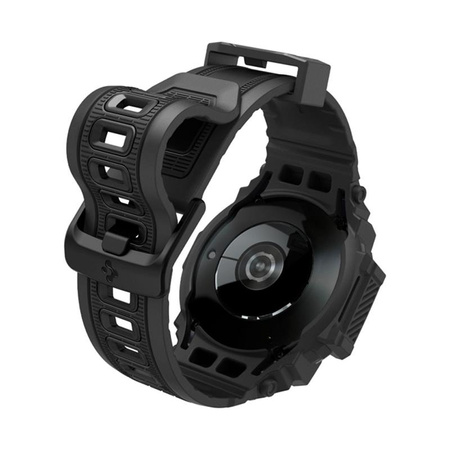 Spigen Rugged Armor Pro - Bracelet + étui pour Samsung Galaxy Watch 7 40 mm (Noir mat)