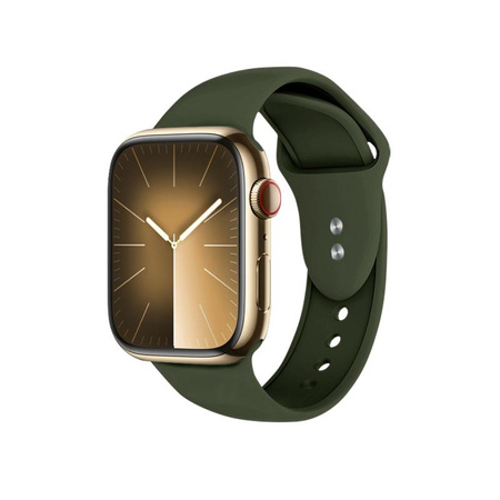 Crong Liquid - Řemínek pro Apple Watch 38/40/41/42 mm (zelený)