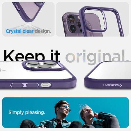 Spigen Ultra Hybrid - Case for iPhone 14 Pro (Purple)