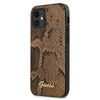 Guess Python Collection - pouzdro pro iPhone 12 mini (hnědé)