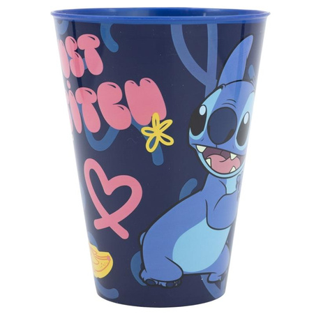Disney Stitch Palms – Kubek dla dzieci i fanów Disneya (430 ml, bez BPA, lekki, licencjonowany)