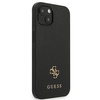 Guess Saffiano 4G Small Metal Logo - étui pour iPhone 13 mini (noir)