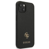 Guess Saffiano 4G Small Metal Logo - iPhone 13 mini Tasche (schwarz)