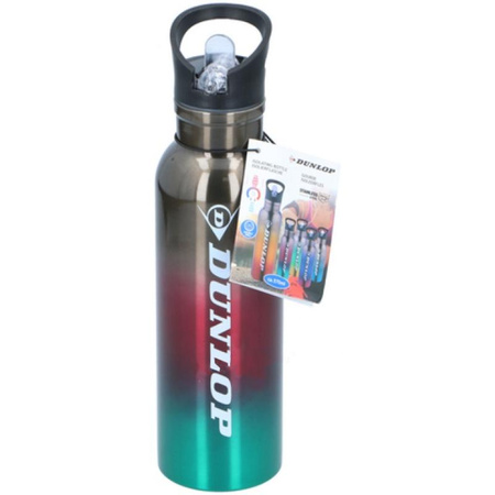 Dunlop - Edelstahlflasche 570 ml (Türkis rosa)