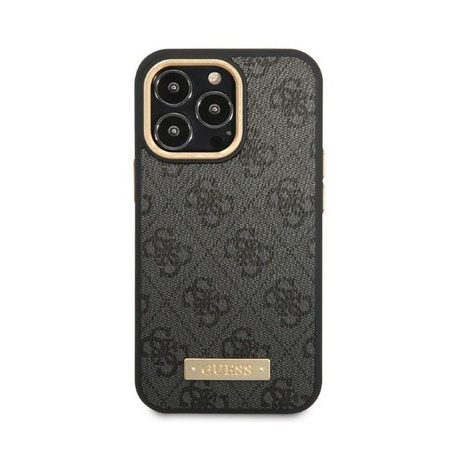 Guess 4G Logo Plate MagSafe - iPhone 13 Pro Case (noir)