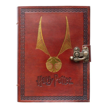 Harry Potter - Bőr jegyzetfüzet 13.5x18 cm (barna)