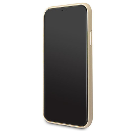 Guess Iridescent - Pouzdro pro iPhone Xs / X (zlaté)