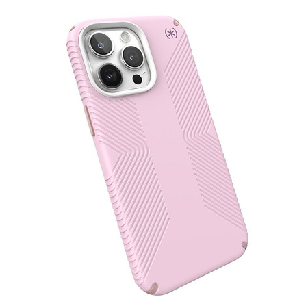 Speck Presidio2 Grip Magsafe - Etui iPhone 15 Pro Max (Soft Lilac / Carnation Petal / Rouge Pink)