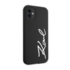 Karl Lagerfeld Silicone Signature - iPhone 11 Case (Black)