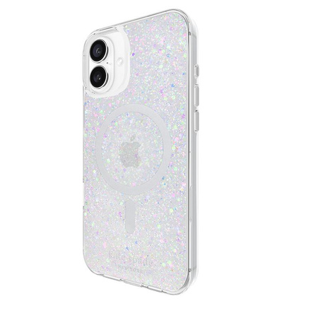 Kate Spade New York étui protecteur MagSafe pour iPhone 16 Plus (Chunky Glitter)