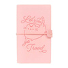 Pusheen - B6 leather travel notebook (Pink)