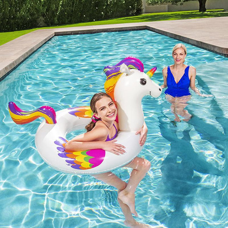 Bestway - Roue de natation Licorne 119 x 91 cm