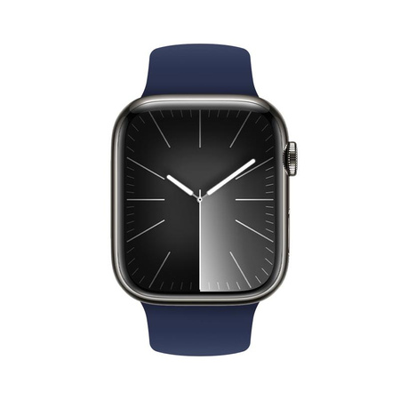 Crong Liquid - Strap for Apple Watch 44/45/46/49 mm (navy blue)