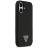 ETUI DO IPHONE 17 do MAGSAFE GUESS CZARNE SILIKONOWE Z MIKROFIBRĄ CASE