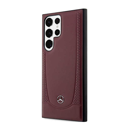 Mercedes Leather Urban Line - Samsung Galaxy S23 Ultra Case (red)