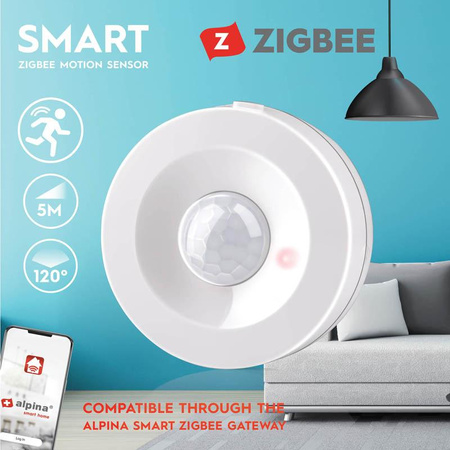 Alpina - Détecteur de mouvement PIR intelligent Réseau Zigbee