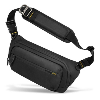 Spigen KD410 Sling Bag Klasden - telefontáska / válltáska (fekete)