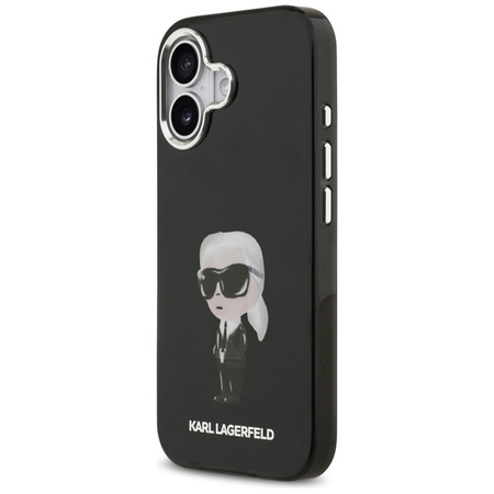 Karl Lagerfeld IML Aquarelle Karl & Logo MagSafe - Case iPhone 17 (Black)