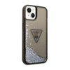 Guess Liquid Glitter Triangle Logo Case - iPhone 14 Plus Case (black)