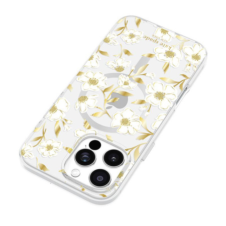 Kate Spade New York Protective Gems MagSafe - Hülle für iPhone 16 Pro Max (Sunshine Floral)
