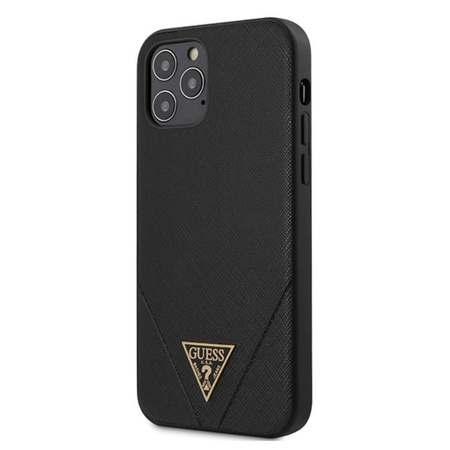 Guess Saffiano V - iPhone 12 Pro Max Case (black)