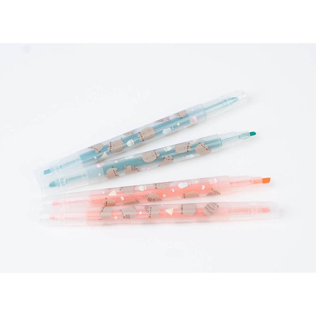 Pusheen - kolekce Foodie, oboustranné fixy / pera, sada 4 kusů